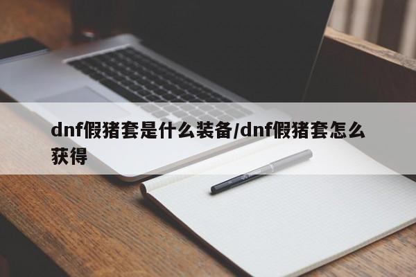 dnf假猪套是什么装备/dnf假猪套怎么获得